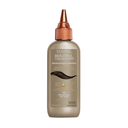 CLAIROL BEAUTIFUL COLLECTION HAIR COLOR MIDNIGHT BLACK 1A 3oz.