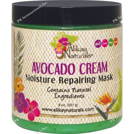 ALIKAY NATURALS AVOCADO CREAM MOISTURE & REPAIRING HAIR MASK 8 oz