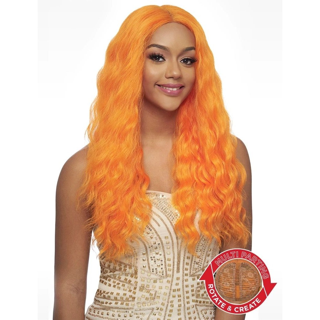 Swiss Lace Multi Deep Part Orange LSD31