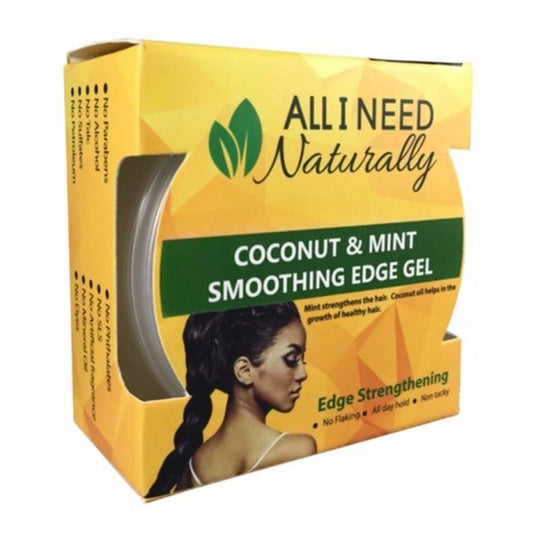 ALL I NEED NATURALLY SMOOTHING EDGE GEL COCONUT & MINT 2 oz