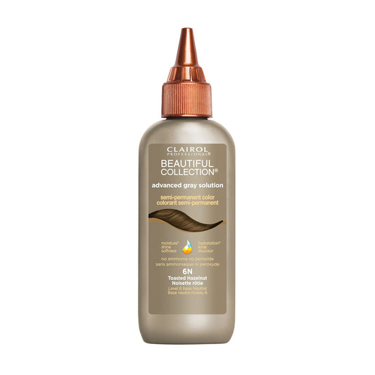 CLAIROL BEAUTIFUL COLLECTION TOASTED HAZELUNT 6N 3oz.