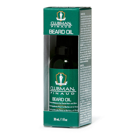 CLUBMAN PINAUD BEARD & TATTOO OIL W/COMB 1oz