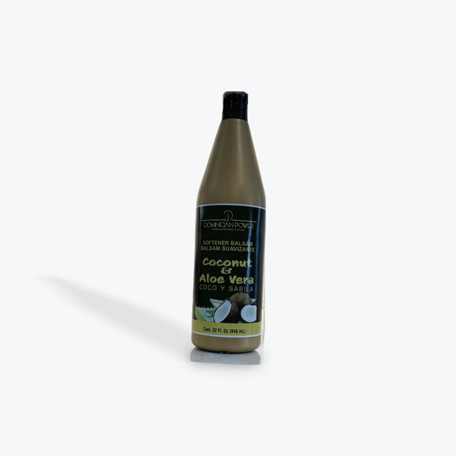 DOMINICAN POWER BALSAMO COCONUT & ALOE CERA 32 oz