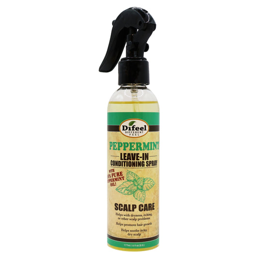 Difeel Peppermint Scalp Care Leave-In Conditioning Spray 6 Fl oz