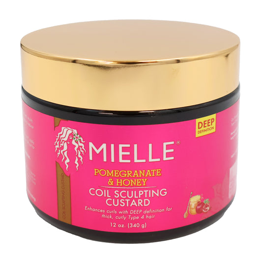 MIELLE POMEGRANATE & HONEY COIL CUSTARD 12 oz
