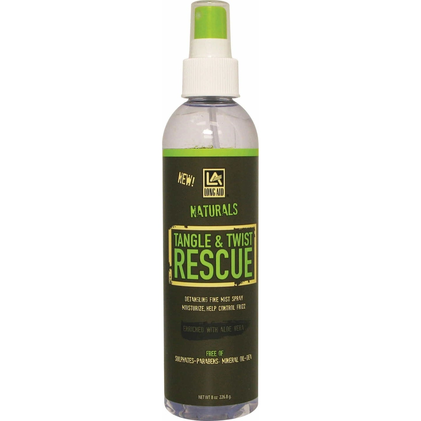 Long Aid Naturals Tangle & Twist Rescue Mist Spray* 8 oz