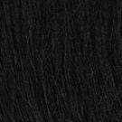 Woman with straight ponytail extension