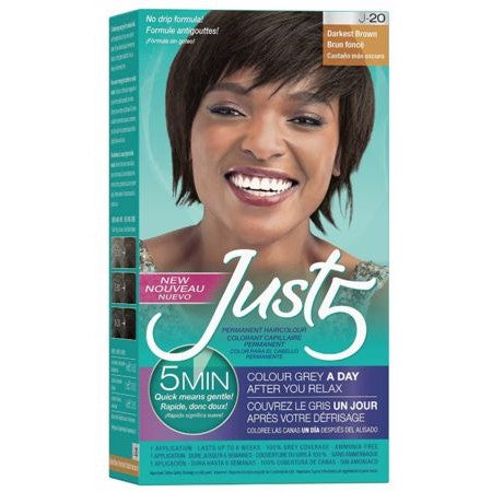 Just 5 Hair Color Darkest Brown J-20