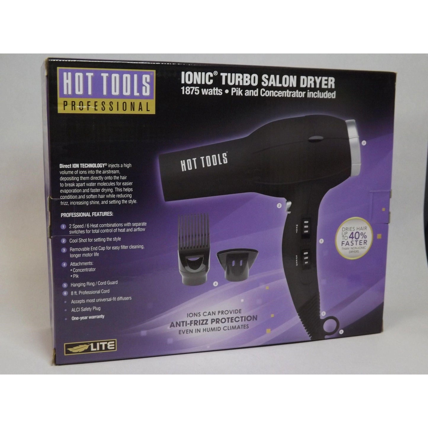 Hot Tool Dryer 1875W Black