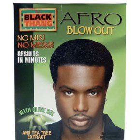 Black Thang Afro Blow Out Kit 2 Application