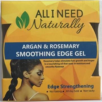 ALL I NEED NATURALLY SMOOTING EDGE GEL ARGAN & ROSEMARY 2oz