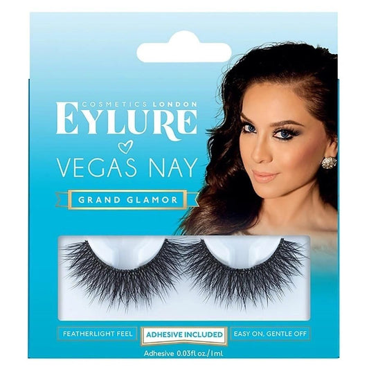 Eyelure Vegas Nay Grand Glamor Falses Eyelashes With Adhesive Included