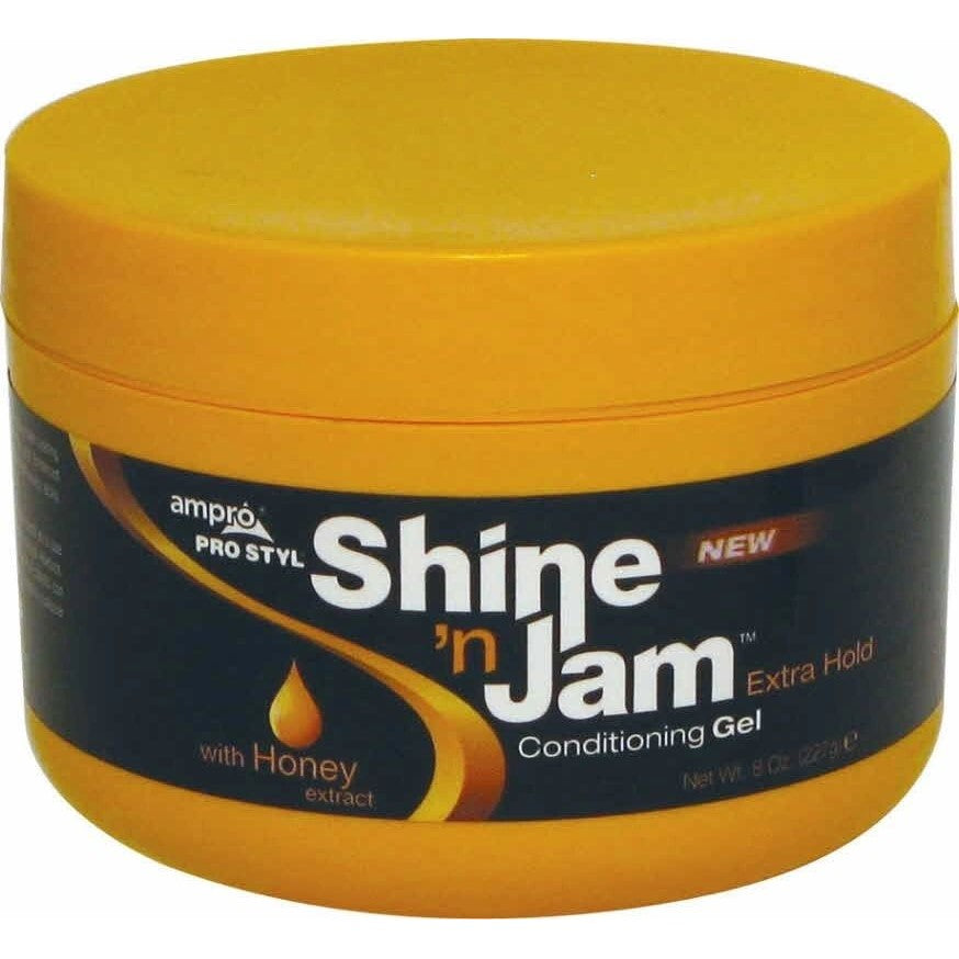 AMPRO SHINE-N-JAM GEL [EXTRA HOLD] 8oz