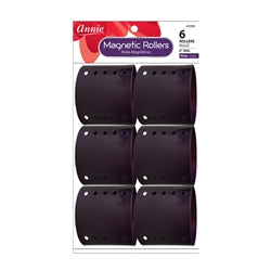 ANNIE MAGNETIC ROLLERS PLUM 6 CT #1359.