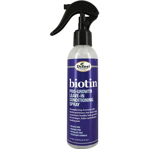 Difeel Pro-Growth Biotin Leave In Conditioning Spray 6 oz.