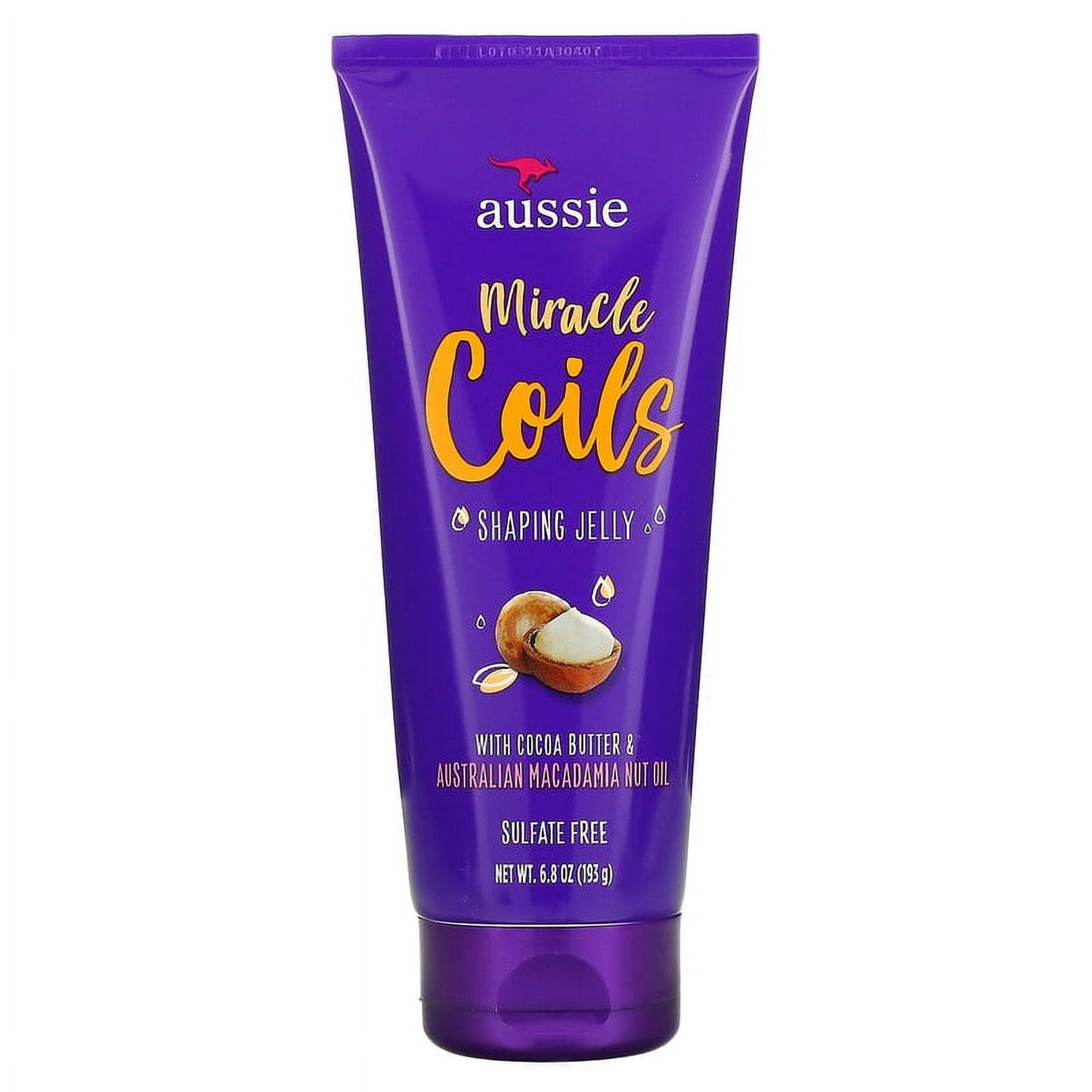 Aussie Miracle Coils Sulfate-Free Shaping Jelly with Cocoa Butter 6.8 oz