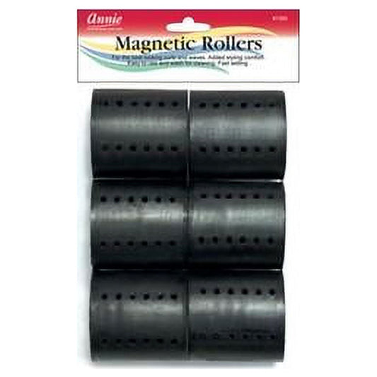 ANNIES MAGNETIC ROLLERS BLACK 2 1\2 #1360.