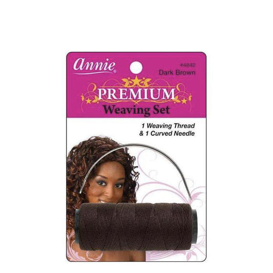 ANNIE WEAVING NEEDLE C+THREAD-DARK BROWN (048427) dark-brown