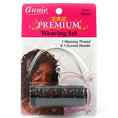 ANNIE WEAVING NEEDLE C+THREAD-BLACK (048417) black