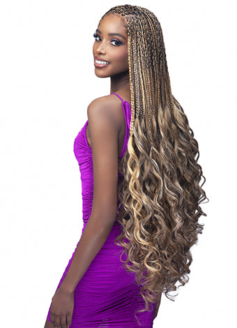 BOBBI BOSS Braids Pre-stretched 3X French Curl 28"  #1