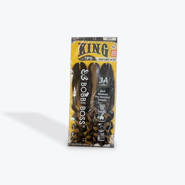 BOBBI BOSS KING TIPS KINKY 3A CURLY  FS4/27