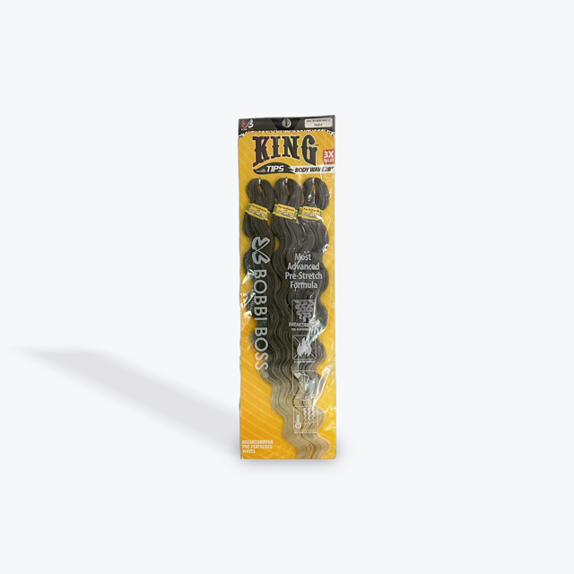 BOBBI BOSS KING TIPS BODY WAVE 28 3X T4/613