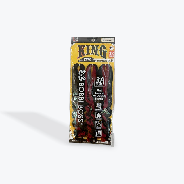 BOBBI BOSS KING KING TIPS KINKY CURLY 3AX  FS1B/BUG