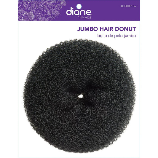 DIANA JUMBO HAIR DONUT 5.5 BLACK