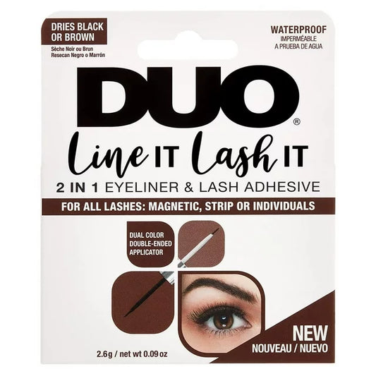 DUO Line It Lash It 2 in 1 Eyeliner and Lash Adhesive Tip black