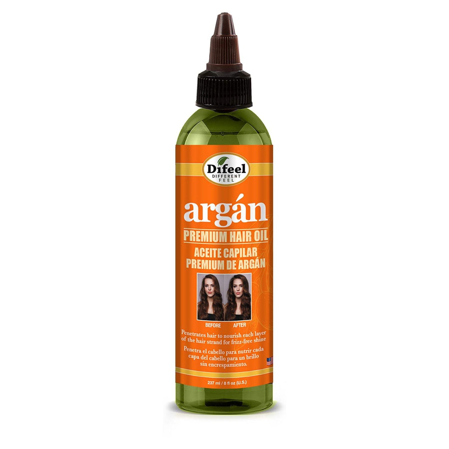 Difeel Argan Hydrating Premium Hair Oil 8 oz