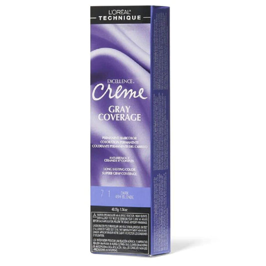 L,Oreal Excellence Creme Gray Coverager Dark Blonde 1.74oz 7