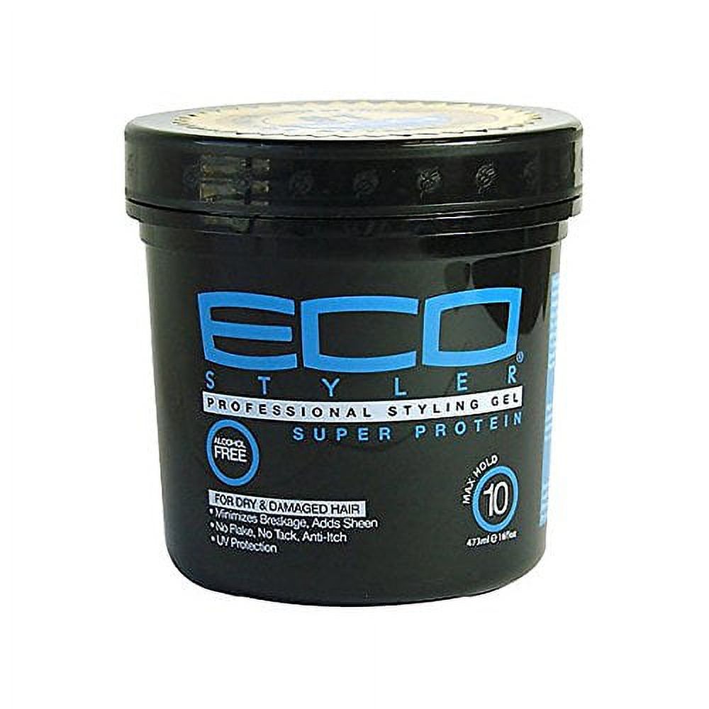 ECO STYLING GEL BLACK  16 OZ.