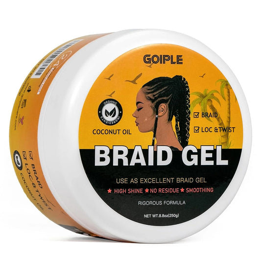 GOLPLE BRAID GEL LOCK & TWIST COCONUT OIL 8.8 oz