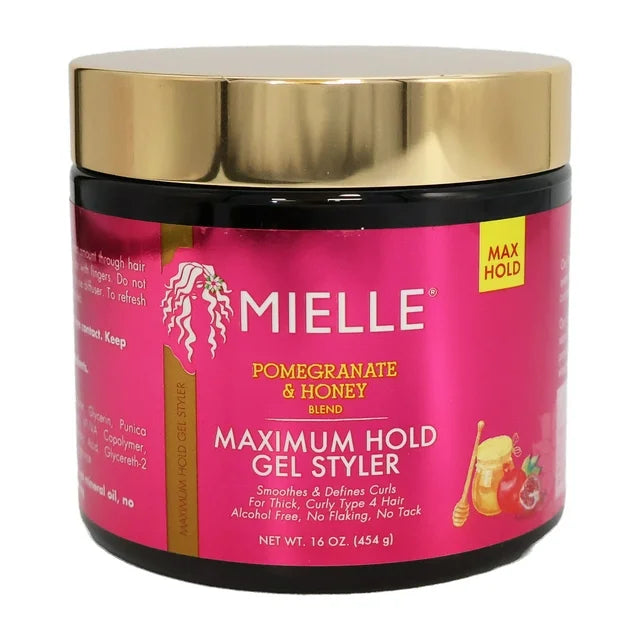 Mielle Organics Pomegranate & Honey Blend Maximum Hold Gel Styler 16 Oz