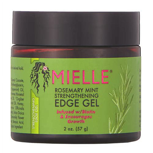 Mielle Organics Rosemary Mint Strengthening Edge Gel, Biotin & Essential Oil