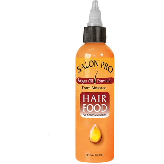 Salon Pro Hair Food & Scalp Nourishment 4 oz PC Argan Oil.