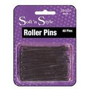 Soft N Style 3” Roller Pins 40 CT Black