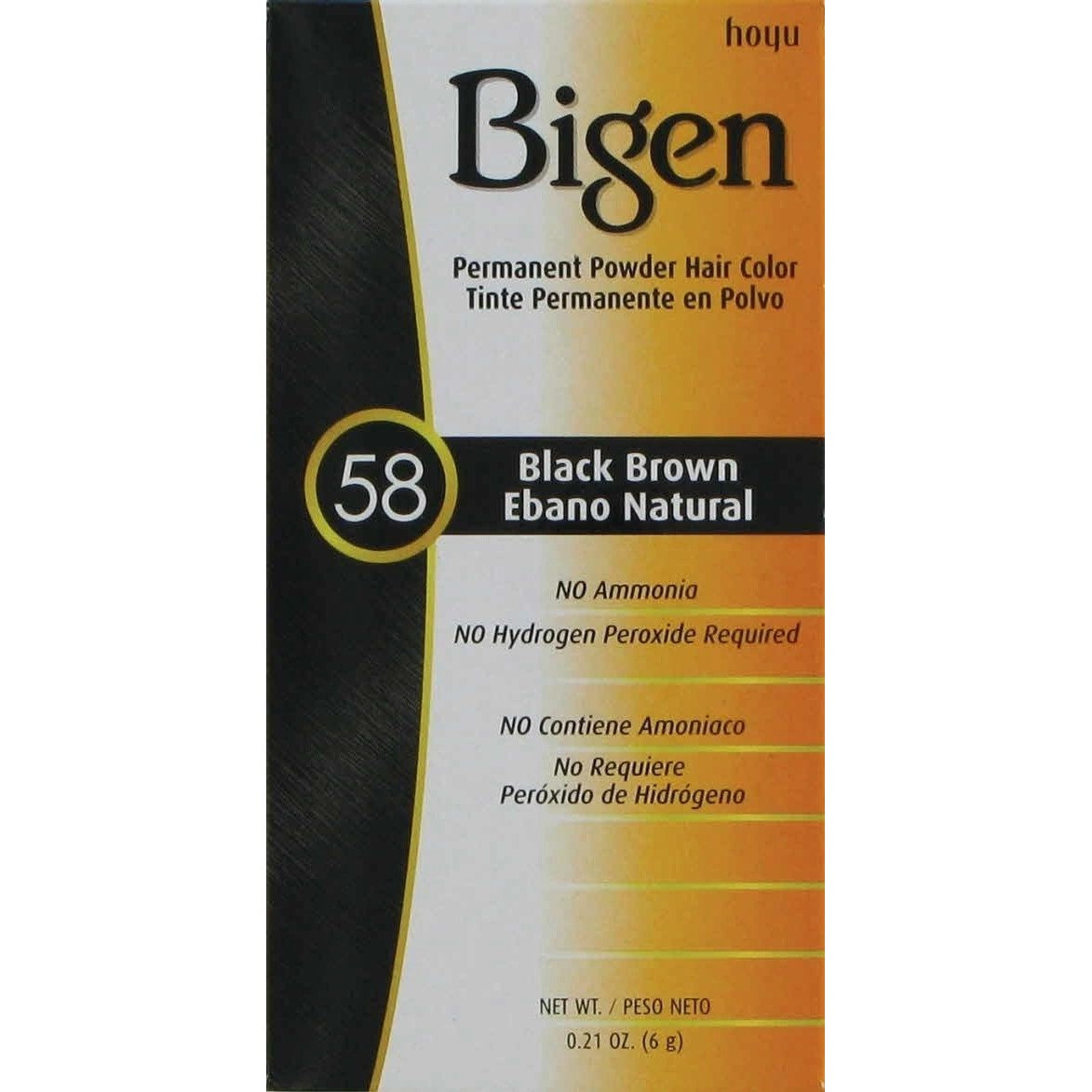 Bigen Black Brown 58