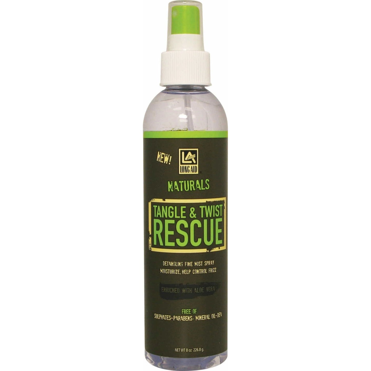 Long Aid Naturals Tangle & Twist Rescue Mist Spray* 8OZ