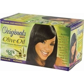 AFRICA BEST ORG OLIVE OIL RELAXER KIT NO-LYE