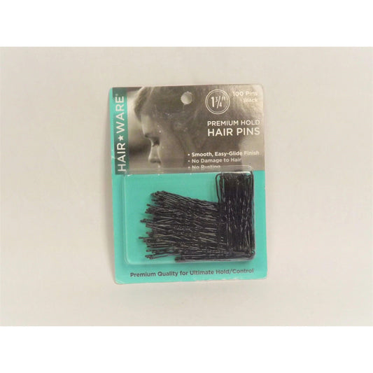 Hair ware Prem Bobby Pins 1 3/4 100PK Blac