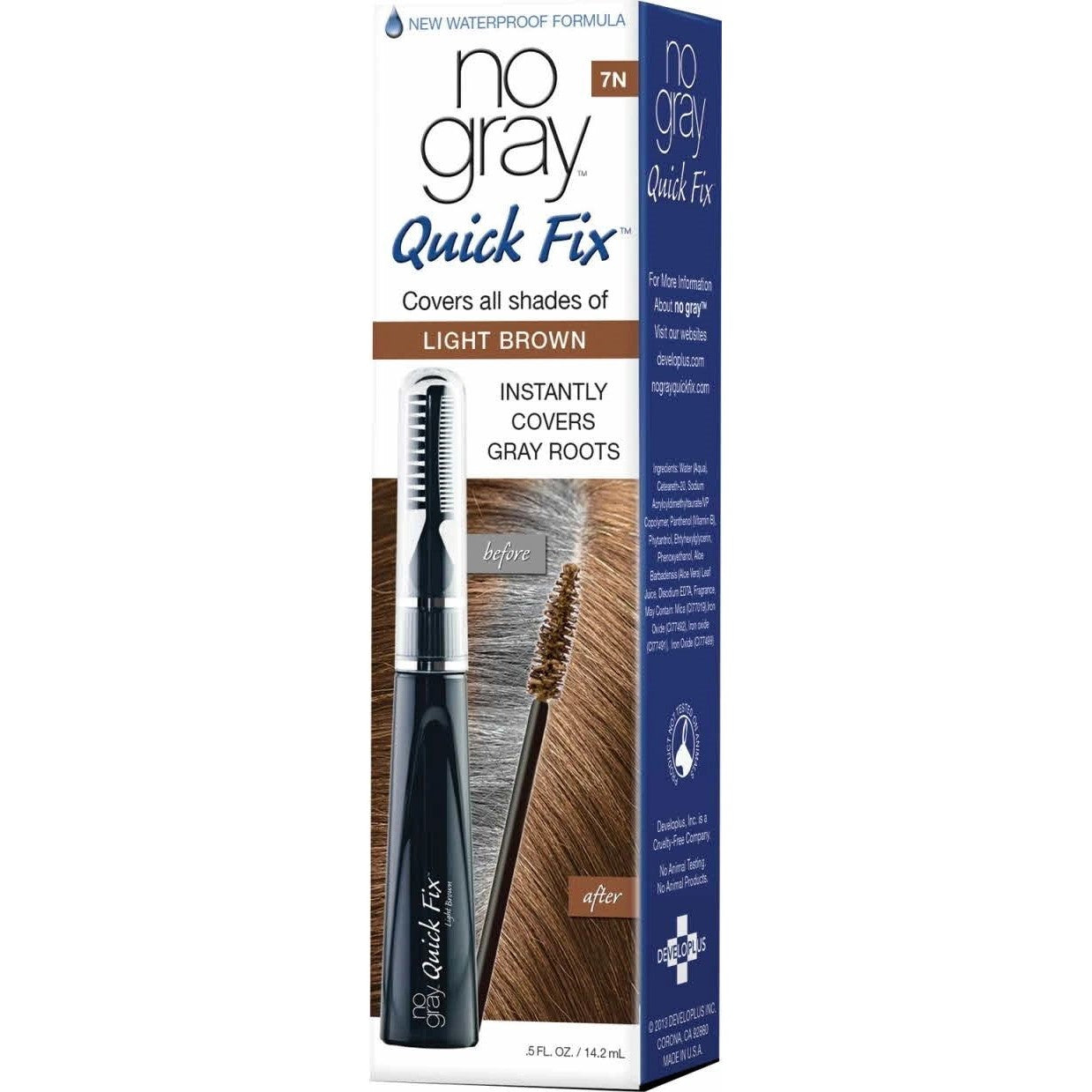 No Gray Quick Fix Light Brown-7N