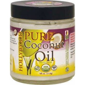 Hollywood - Pure Oil Organic Coconut Oil Jar 4OZ