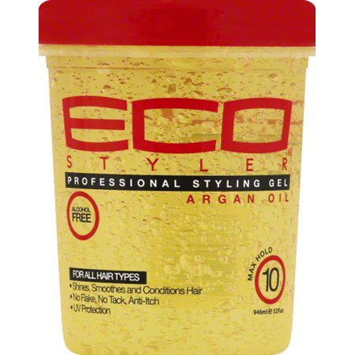 Eco Styler Max Hold 10 Argan Oil Professional Styling Gel 32 Oz