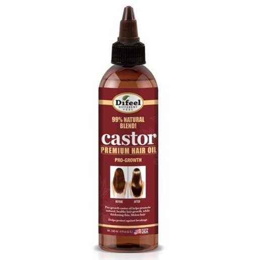 Difeel Castor Pro-Growth Hair Oil 2.5 oz.