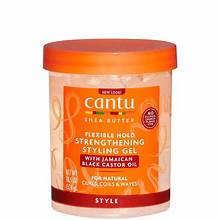 Cantu Shea Butter Flexible Hold Strengthening Styling Gel, 18.5 Oz,